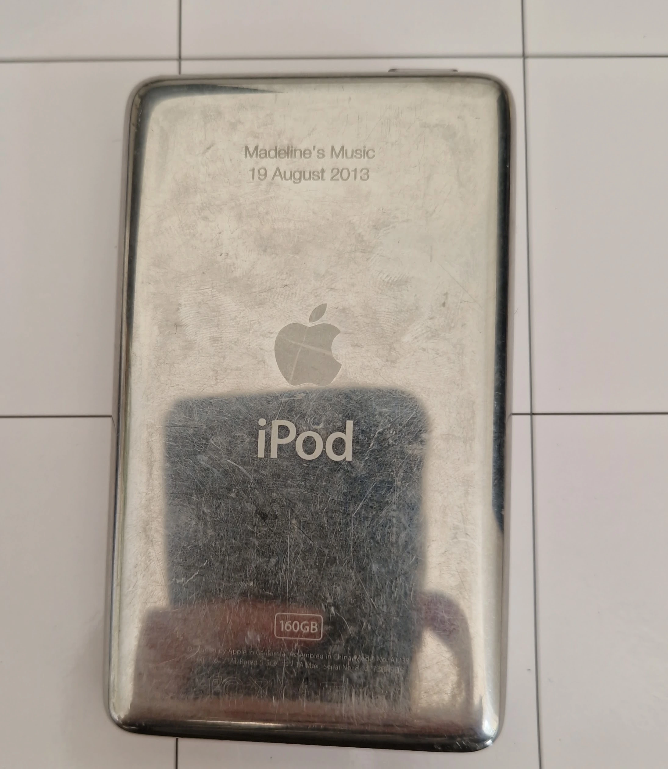 Back of the iPod