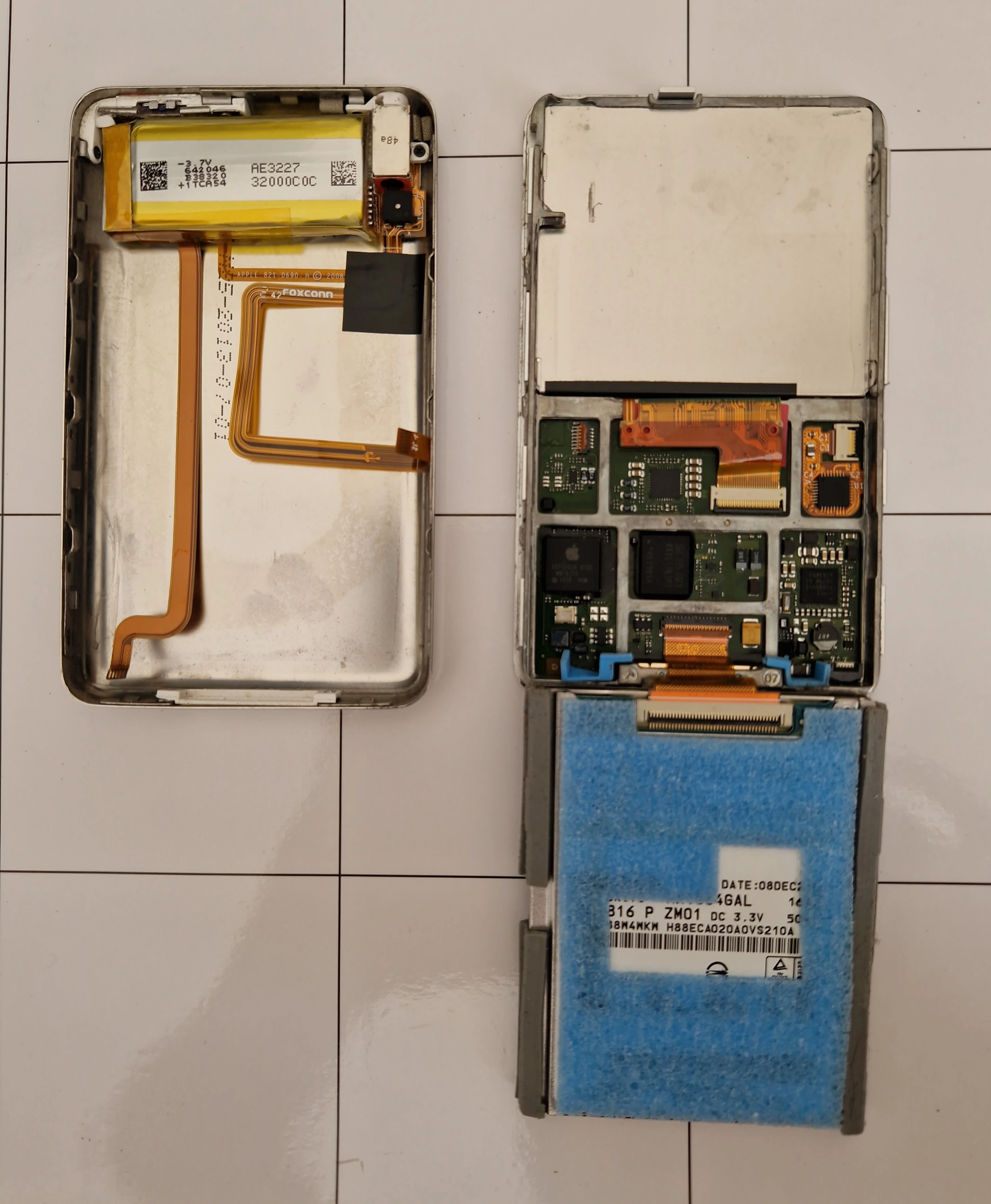 Inside of the iPod
